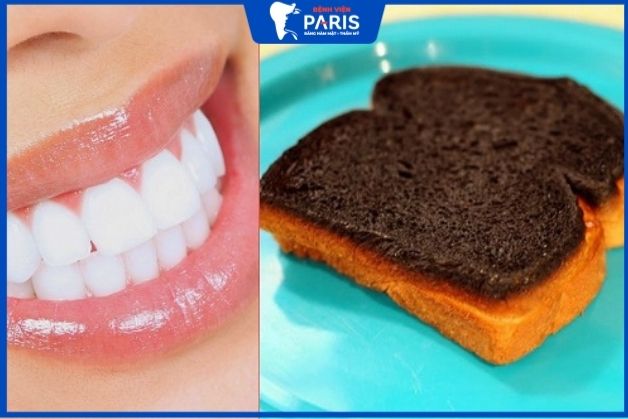 Bánh mỳ cháy giúp làm sạch vôi răng tại nhà