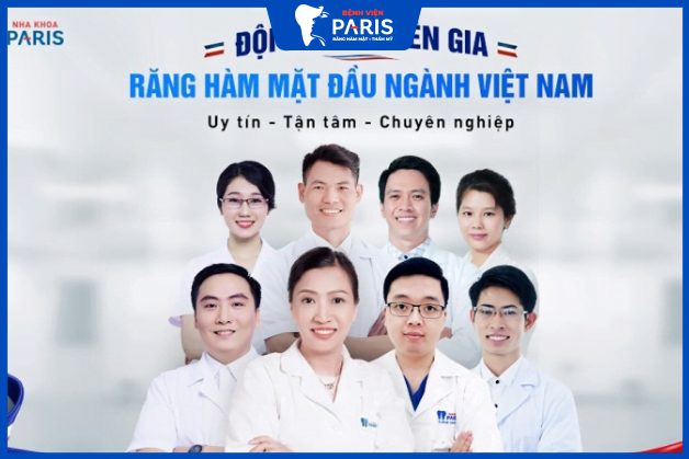 Đội ngũ bác sĩ hàng đầu Bệnh Viện Răng Hàm Mặt thẩm mỹ Paris