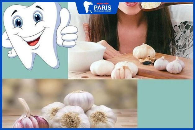 Sử dụng tỏi giảm đau răng