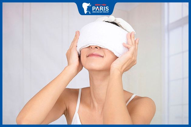 Đối với việc chườm lạnh, chườm ấm