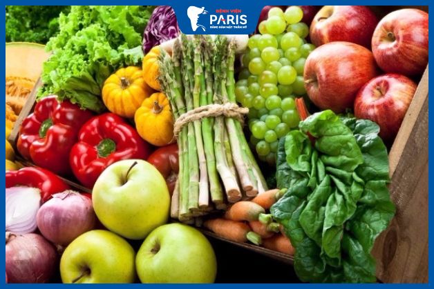 Người mới độn thái dương nên ăn nhiều rau xanh, hoa quả